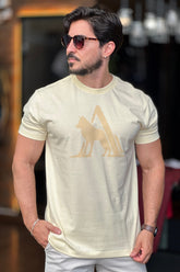 Camiseta Amarela com Lobo Acostamento