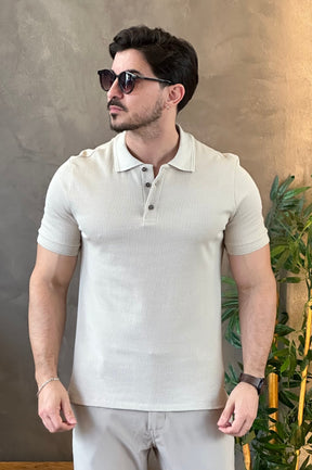 Polo Canelada Bege Eleven
