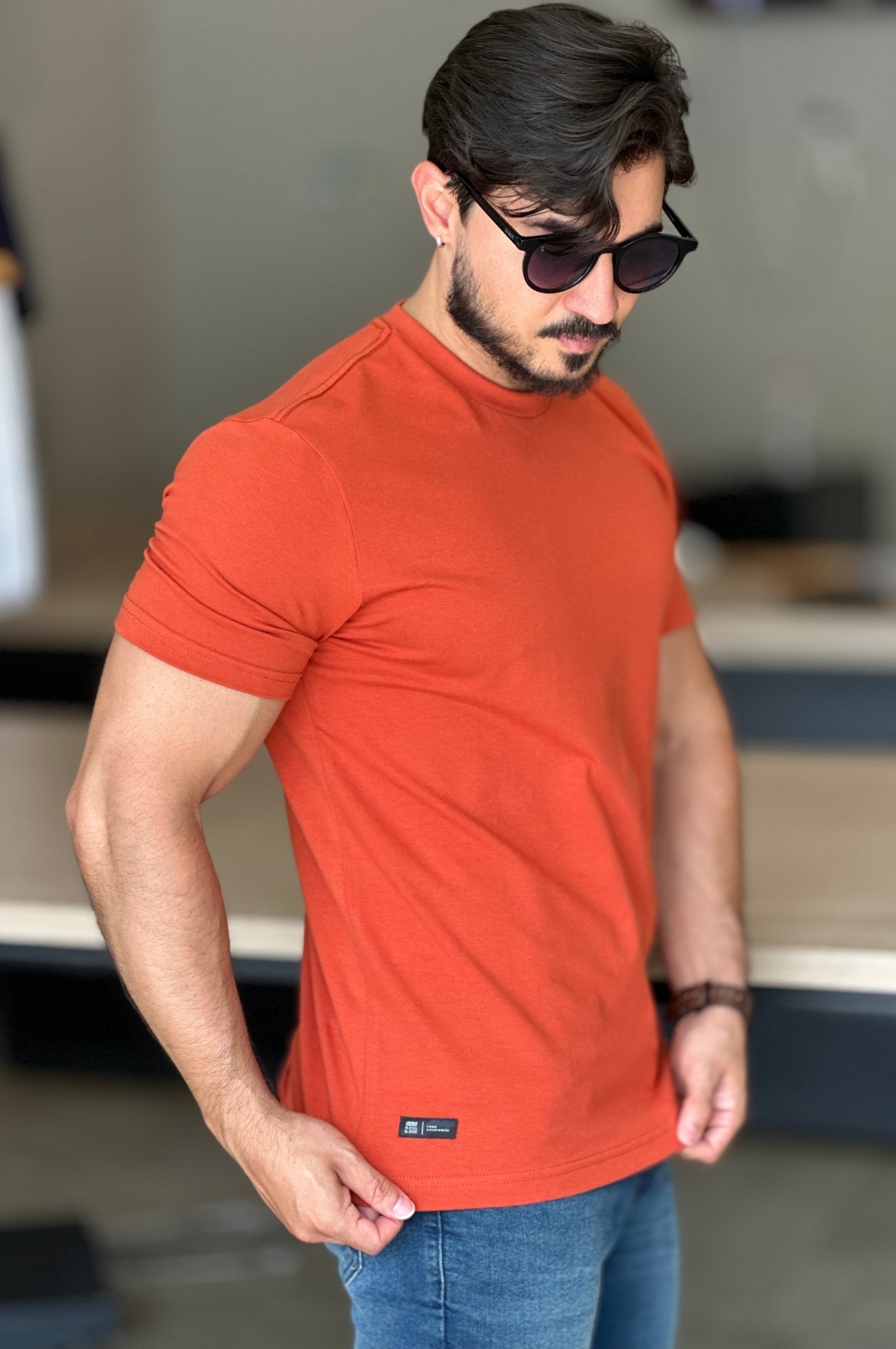 Camiseta Cotton Premium Laranja King&Joe