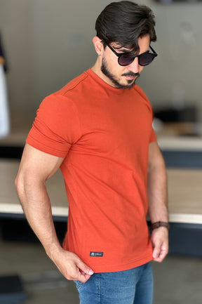 Camiseta Cotton Premium Laranja King&Joe