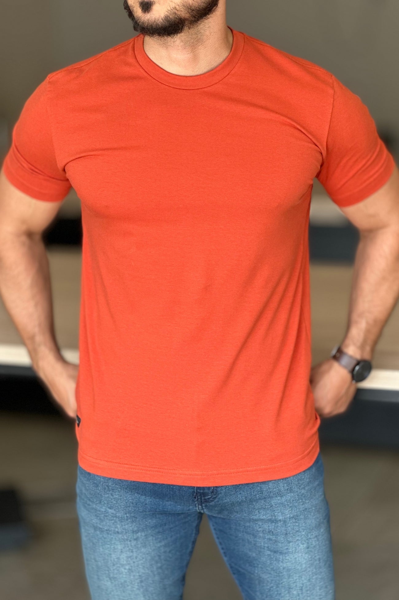 Camiseta Cotton Premium Laranja King&Joe