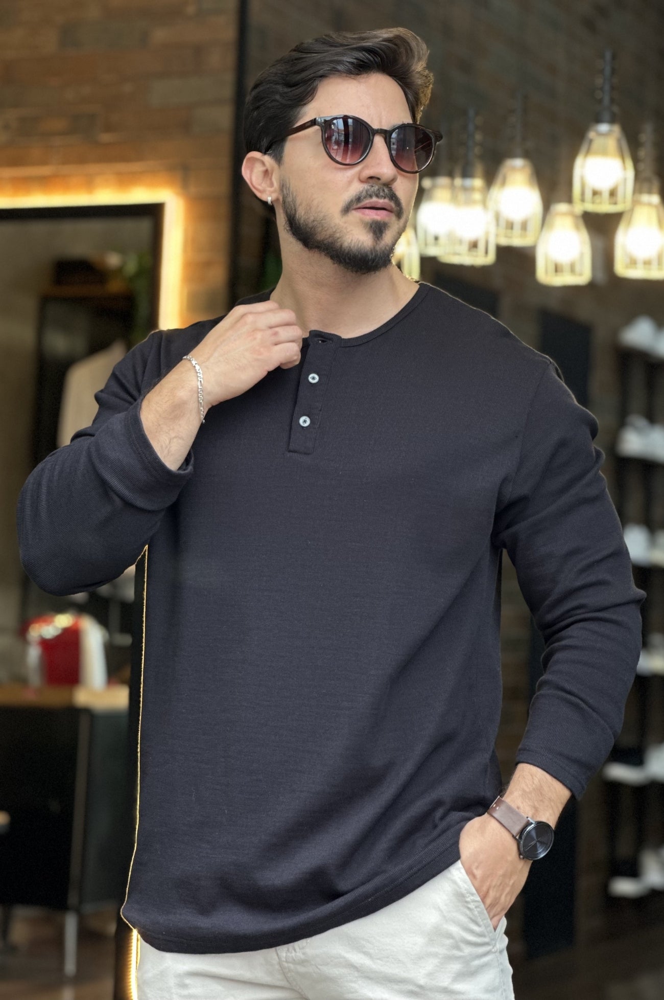 Blusa Henley King&Joe