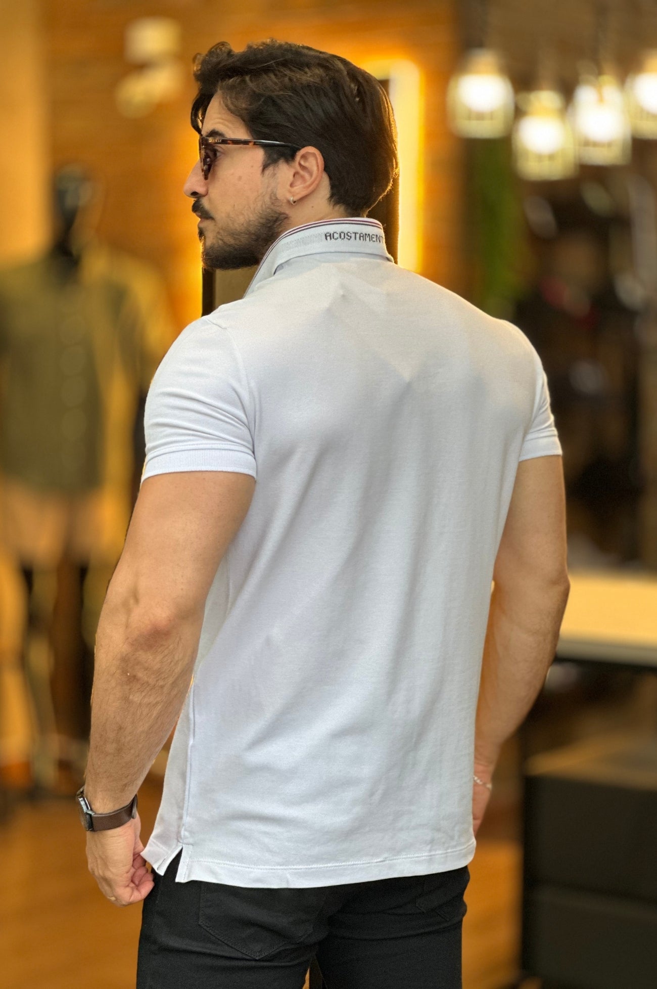 Polo Branca Acostamento