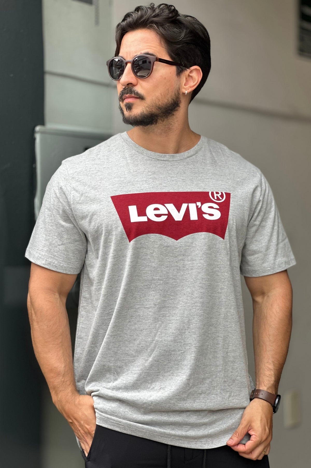 Camiseta Cinza Levis