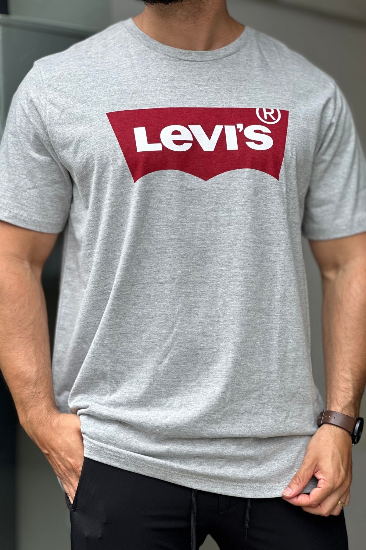 Camiseta Cinza Levis