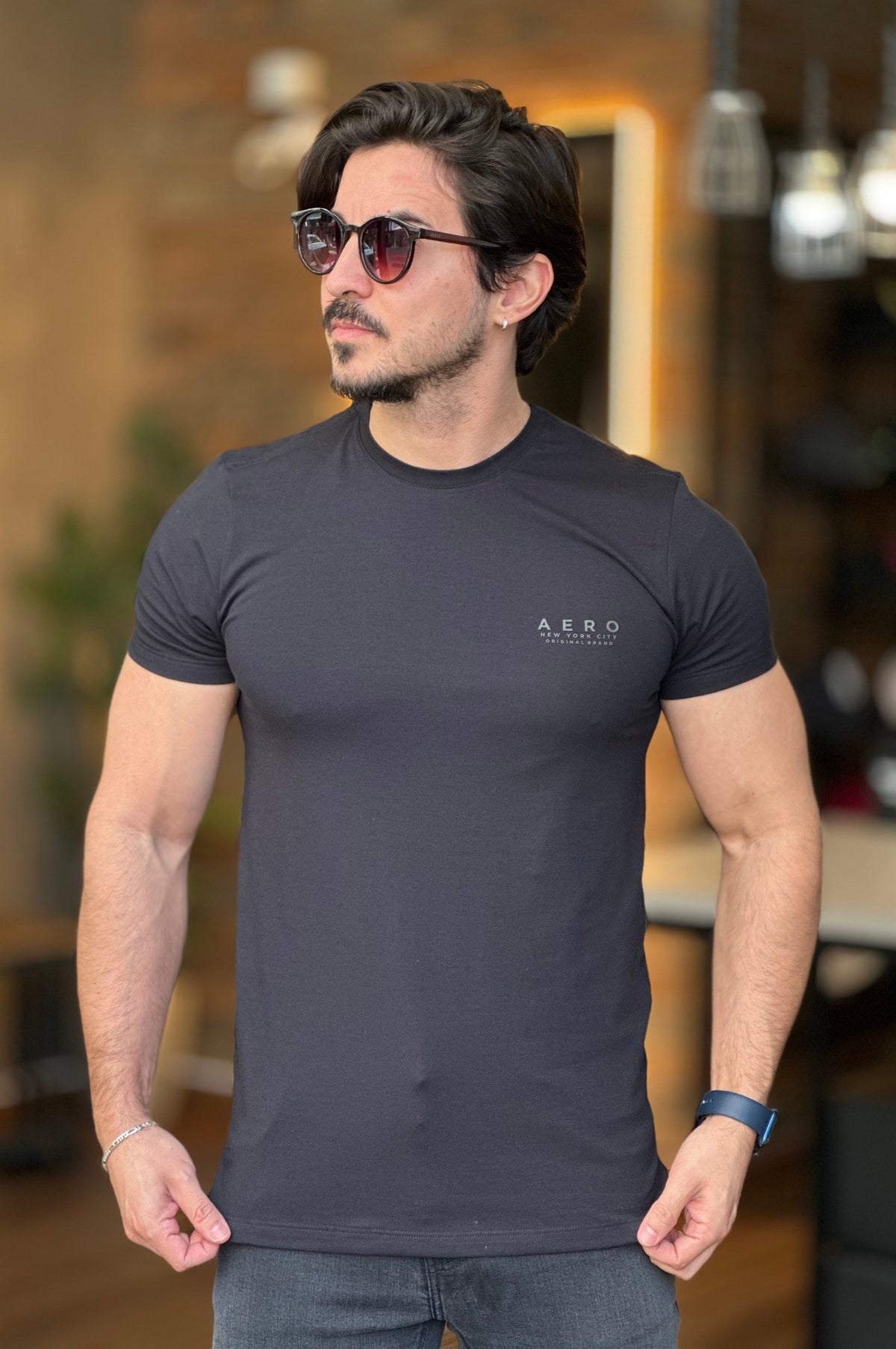 Camiseta Logo no Peito Aeropostale