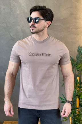 Camiseta Bege Calvin Klein