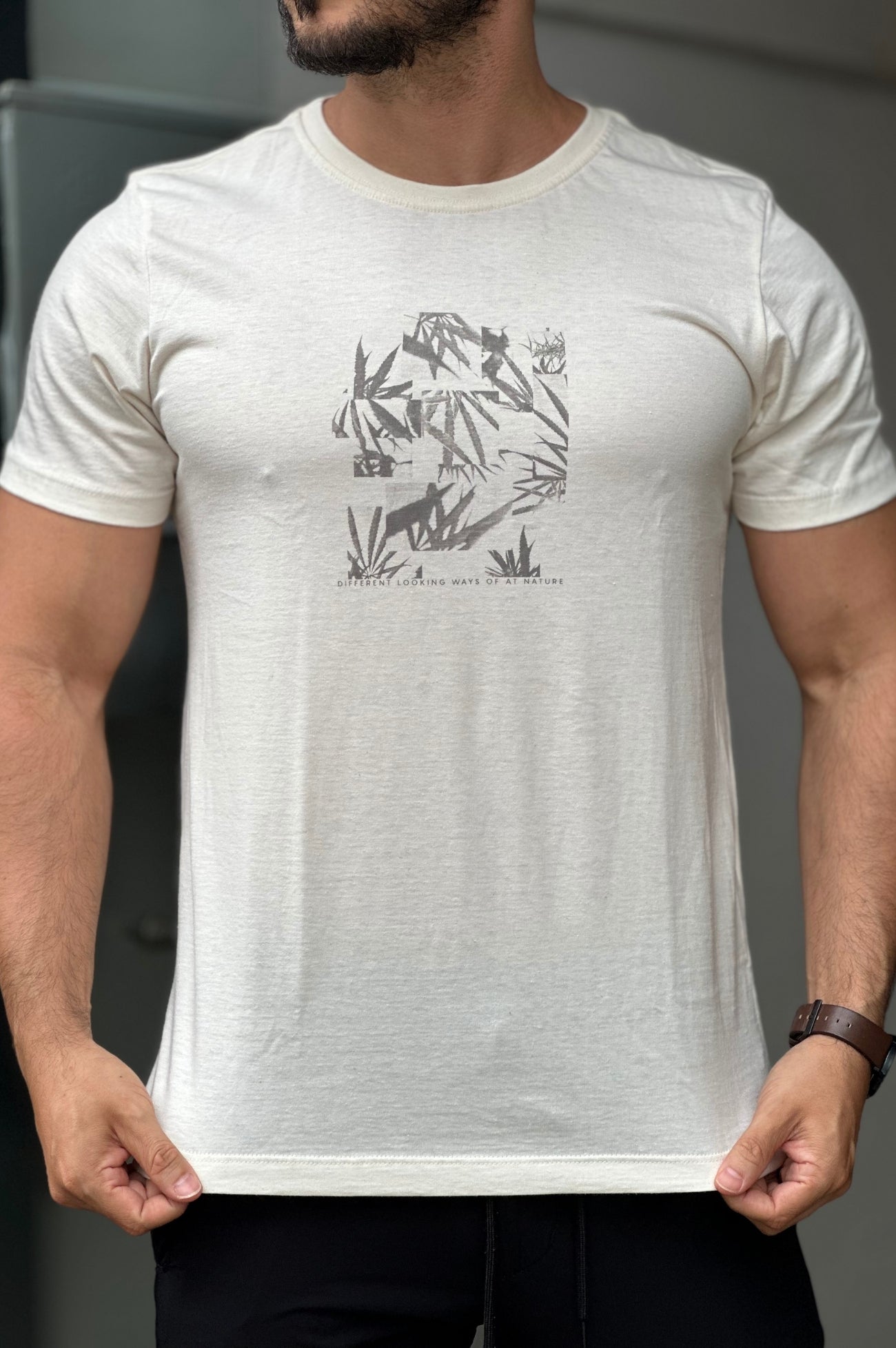 Camiseta Linho Bege Urbô