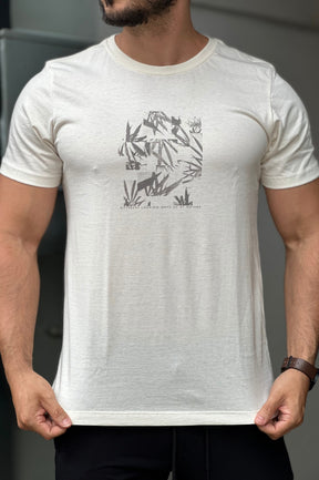 Camiseta Linho Bege Urbô