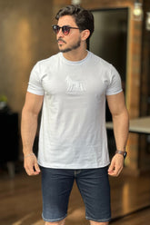 Camiseta Branca Lobo Peito Acostamento