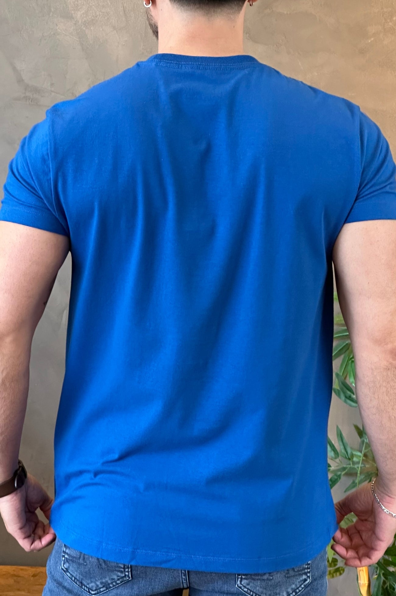 Camiseta Elastano Azul Acostamento
