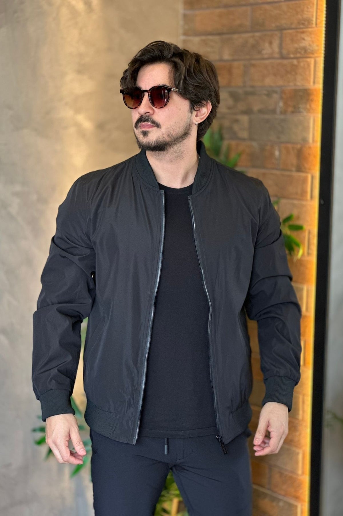 Jaqueta Bomber Preta Kingjoe