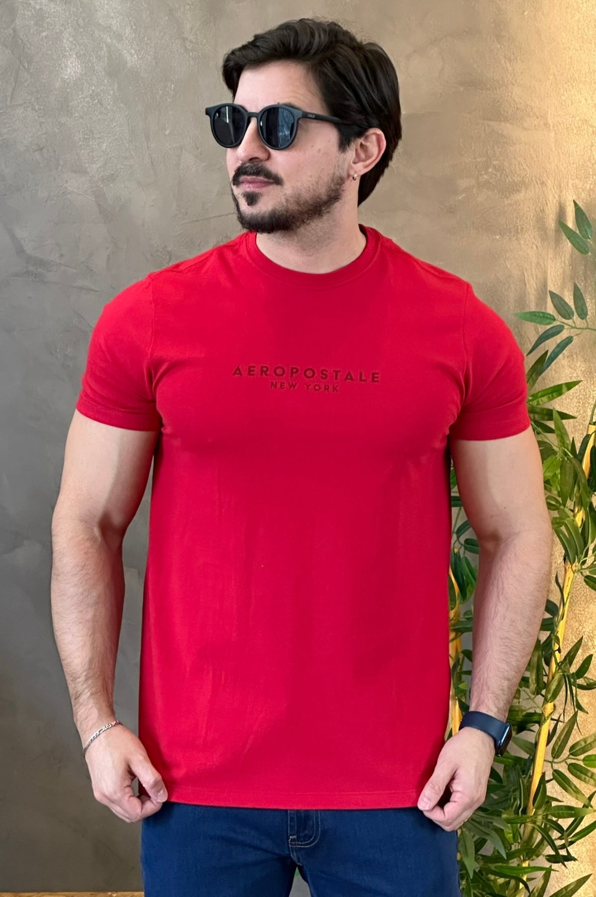 Camiseta Aeropostale Vermelha
