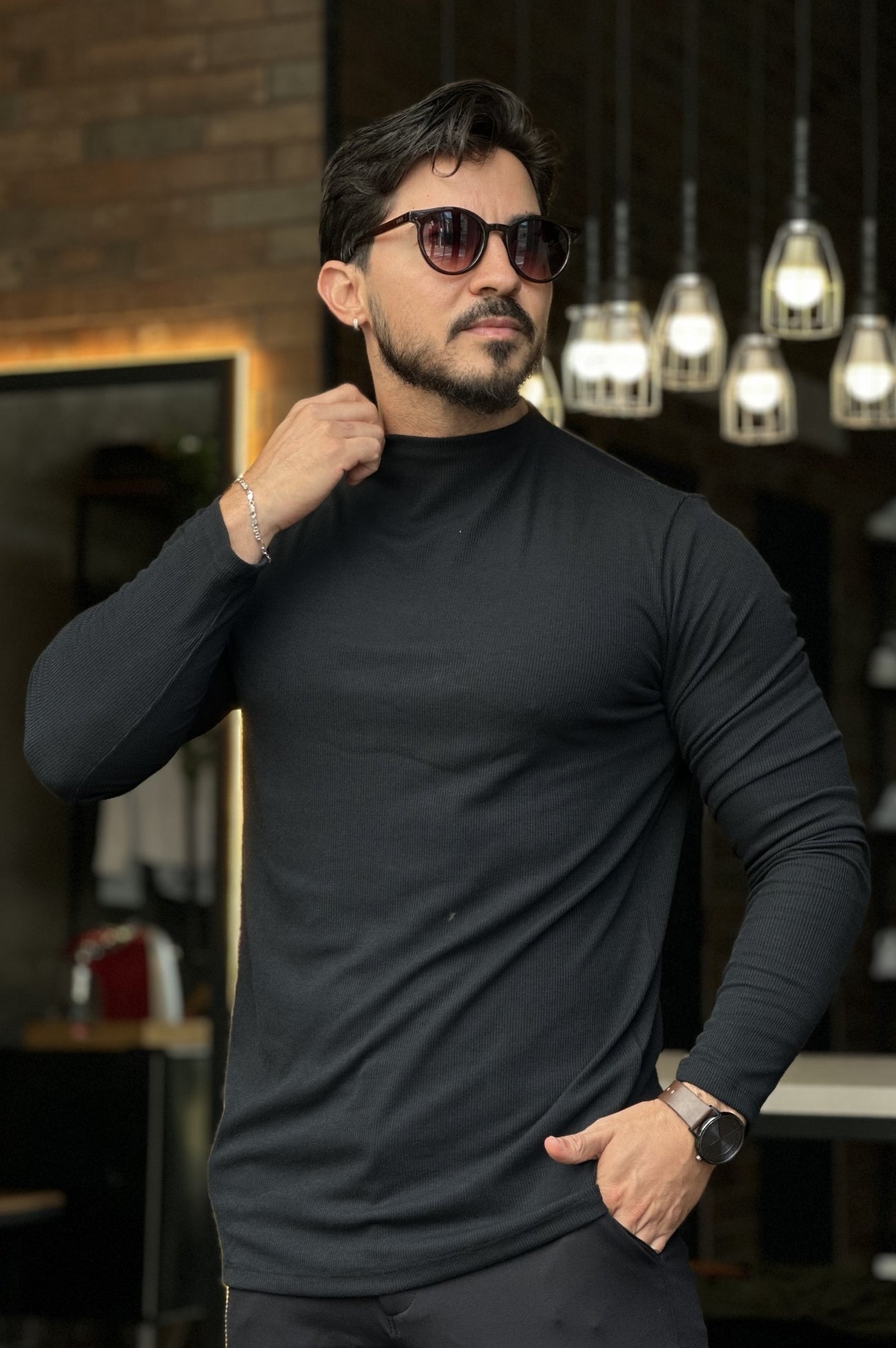 Gola Média Manga Longa M Artt