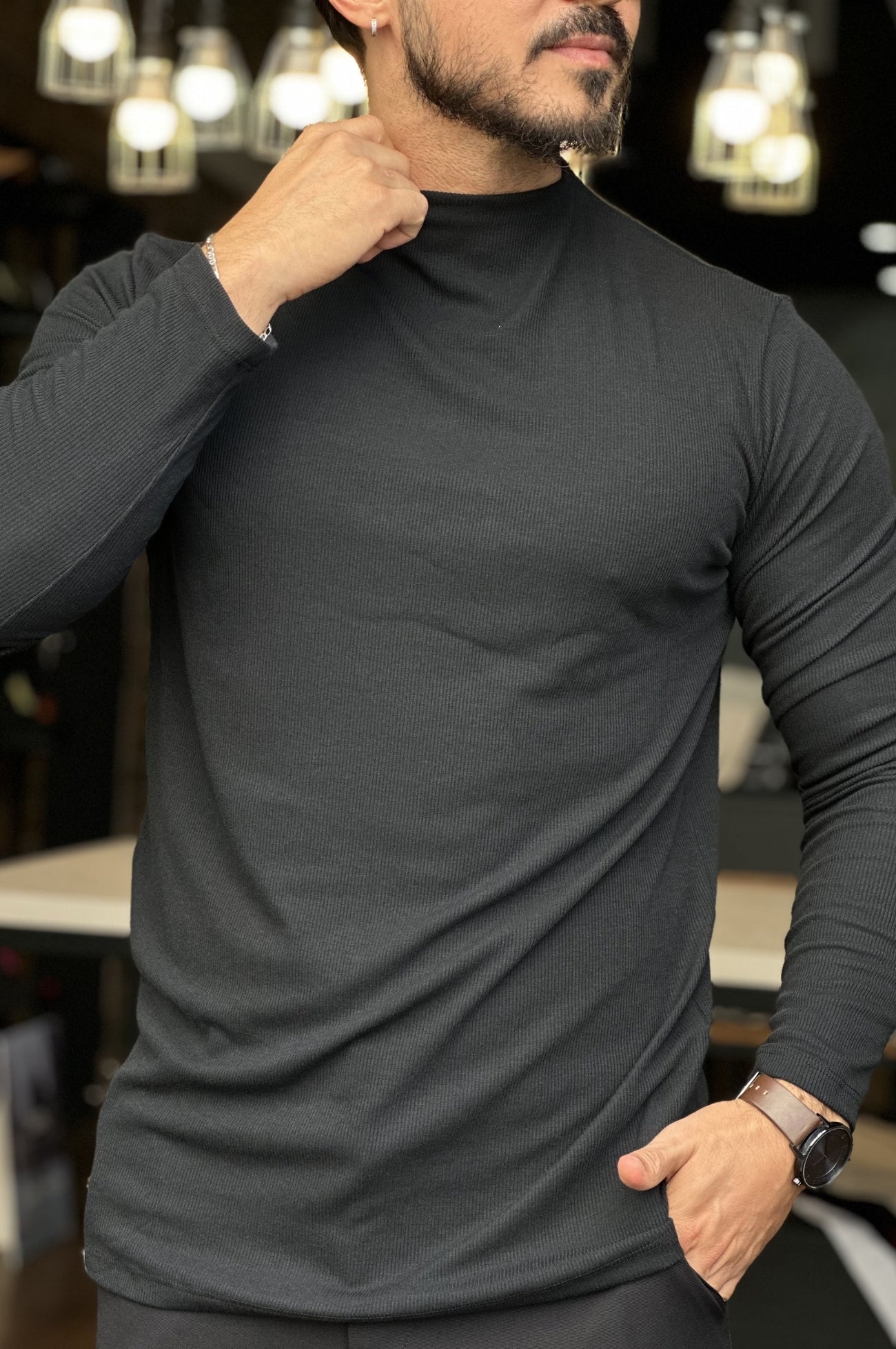 Gola Média Manga Longa M Artt