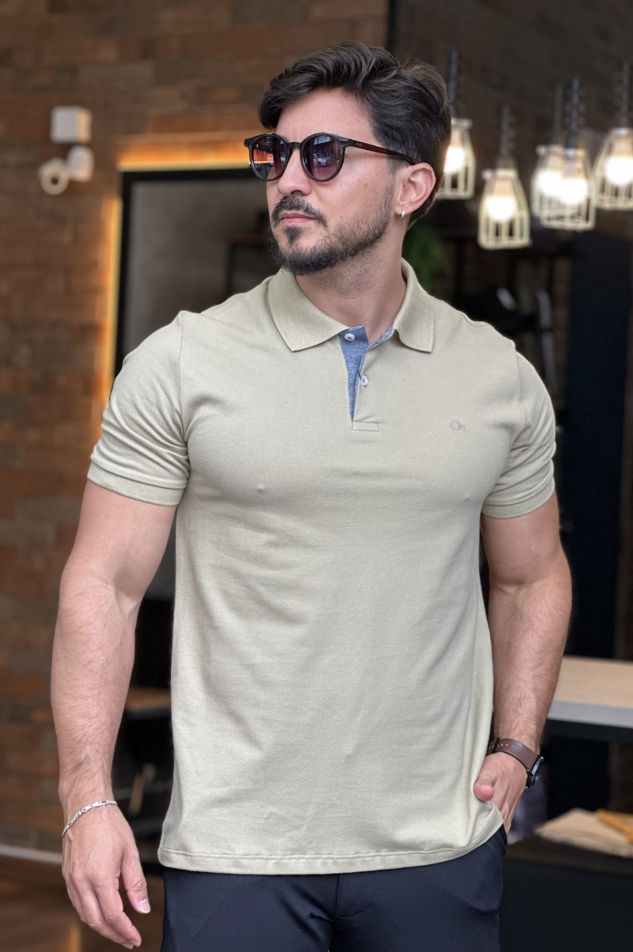 Polo com Elastano Ogochi