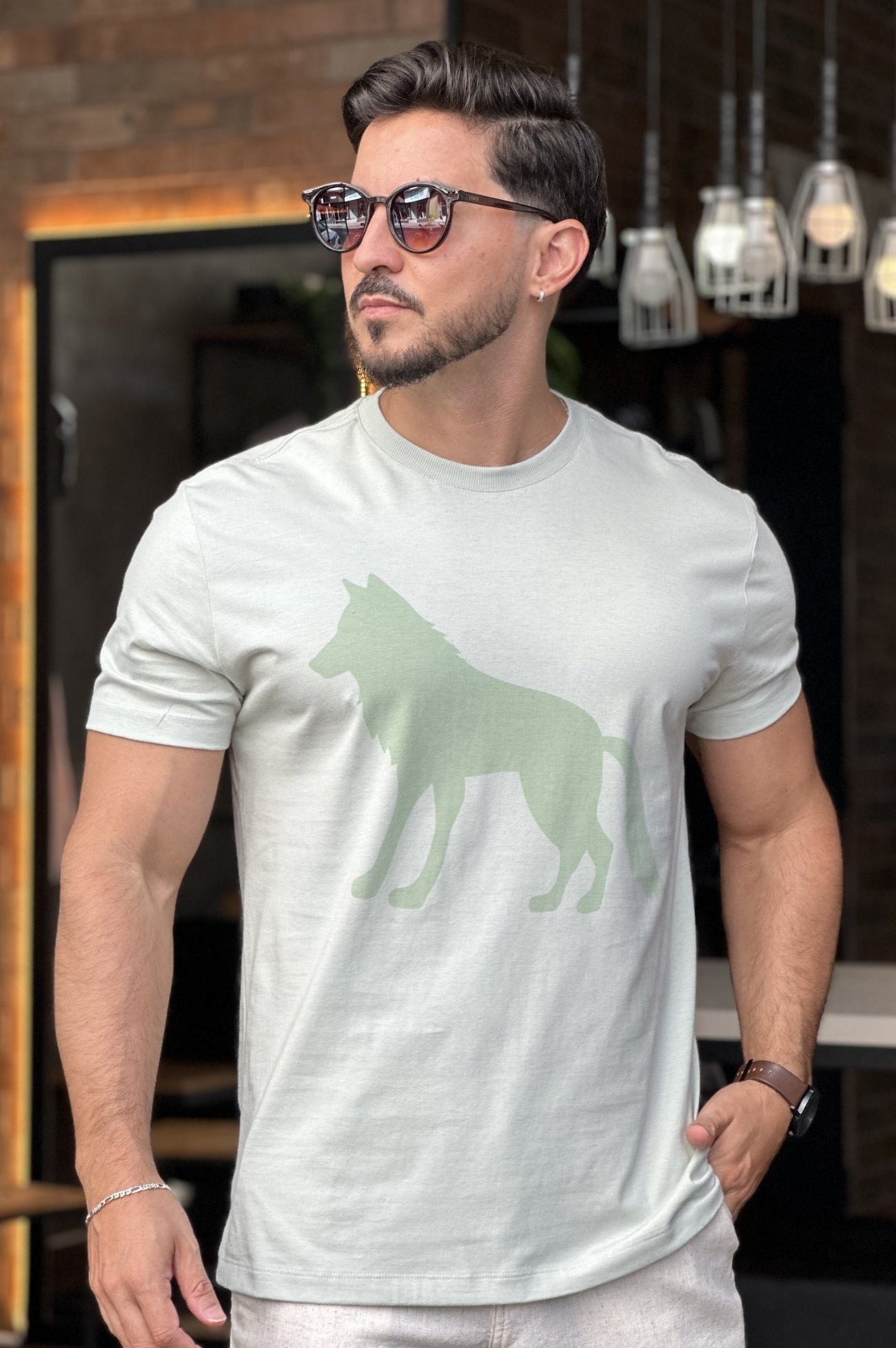 Camiseta Lobo Verde Acostamento
