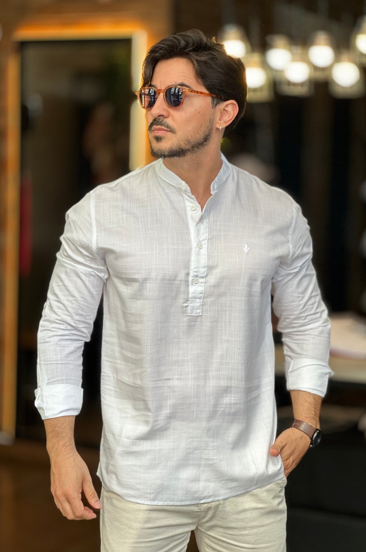 Bata Linho Branca DLZ