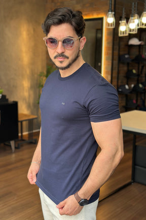 Camiseta Básica Bordada King&Joe