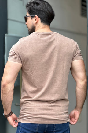 Camiseta Marrom Estonado DLZ