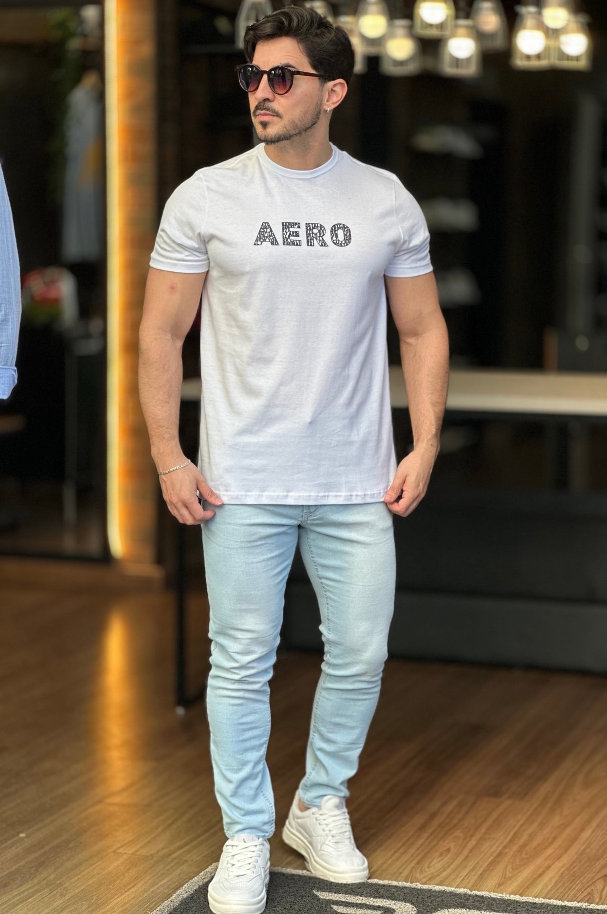 Camiseta Branca Aeropostale