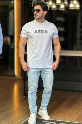 Camiseta Branca Aeropostale