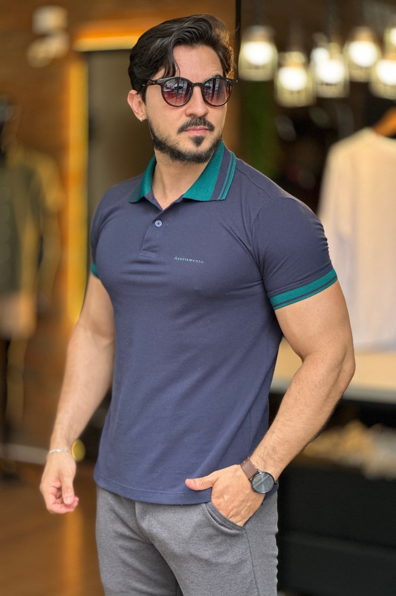 Polo Azul Acostamento