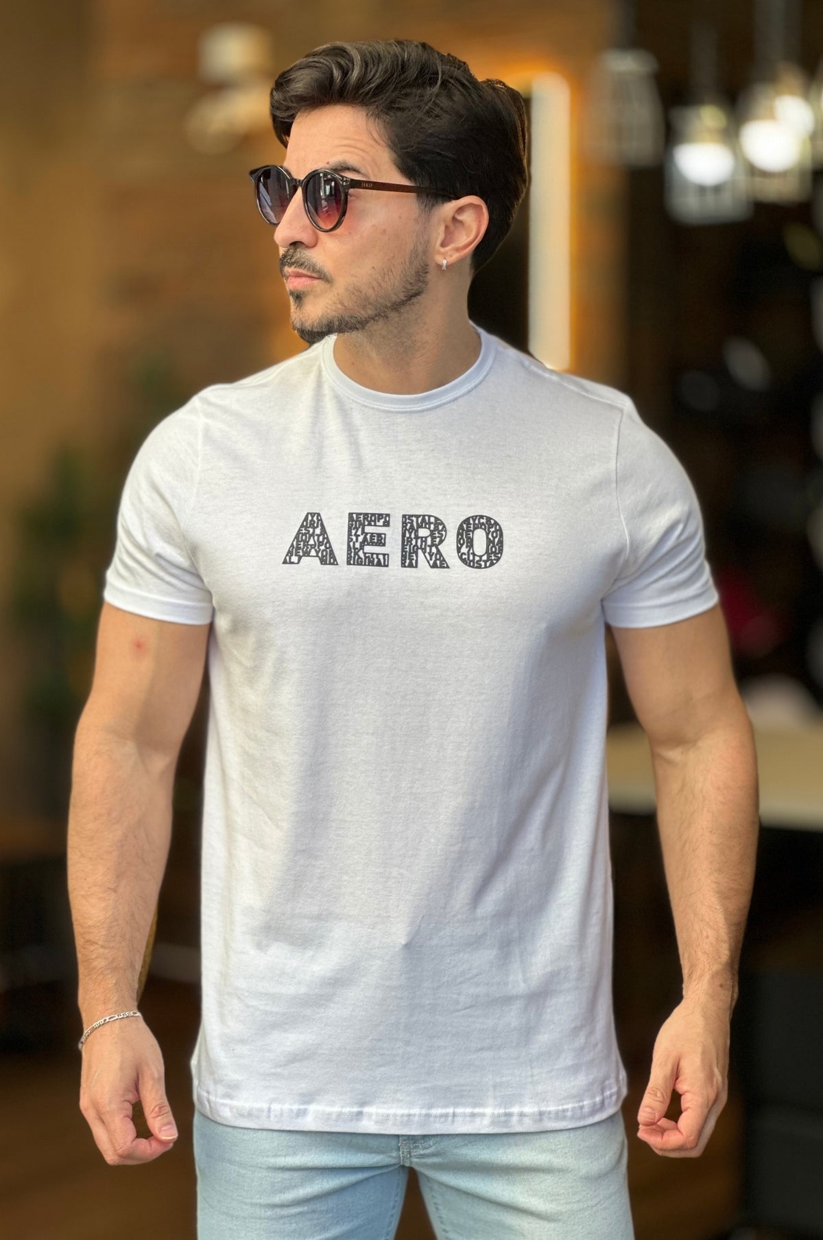 Camiseta Branca Aeropostale