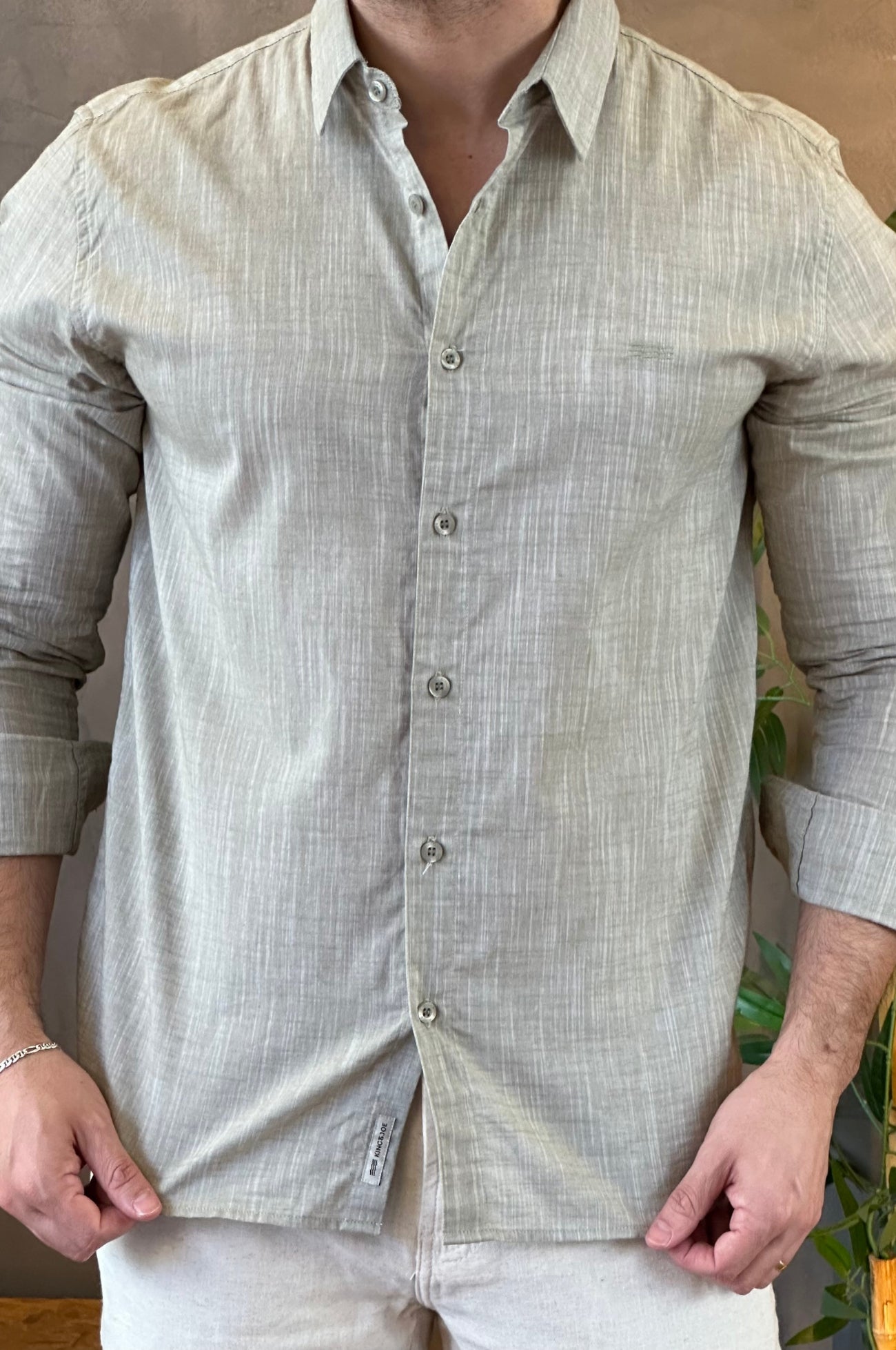 Camisa Linho King&Joe Verde