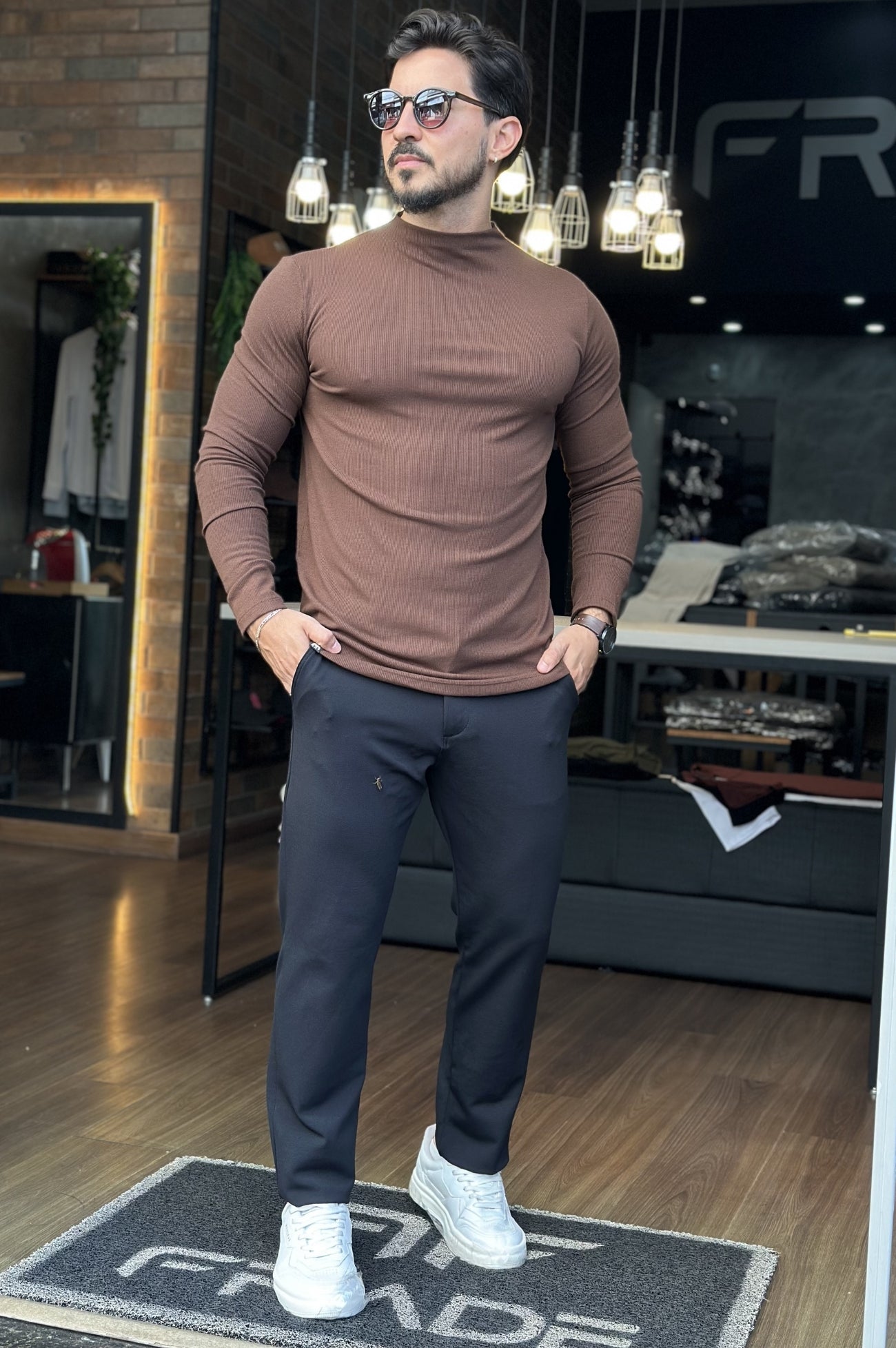 Gola Média Manga Longa M Artt