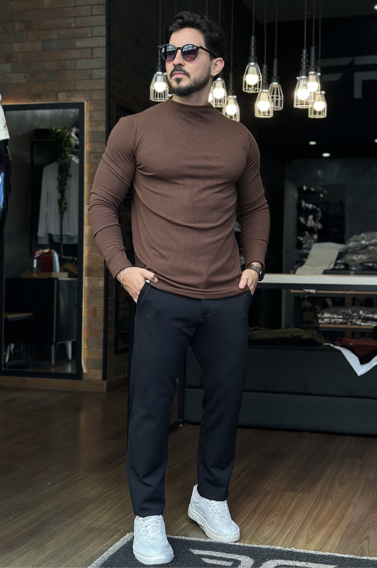 Gola Média Manga Longa M Artt