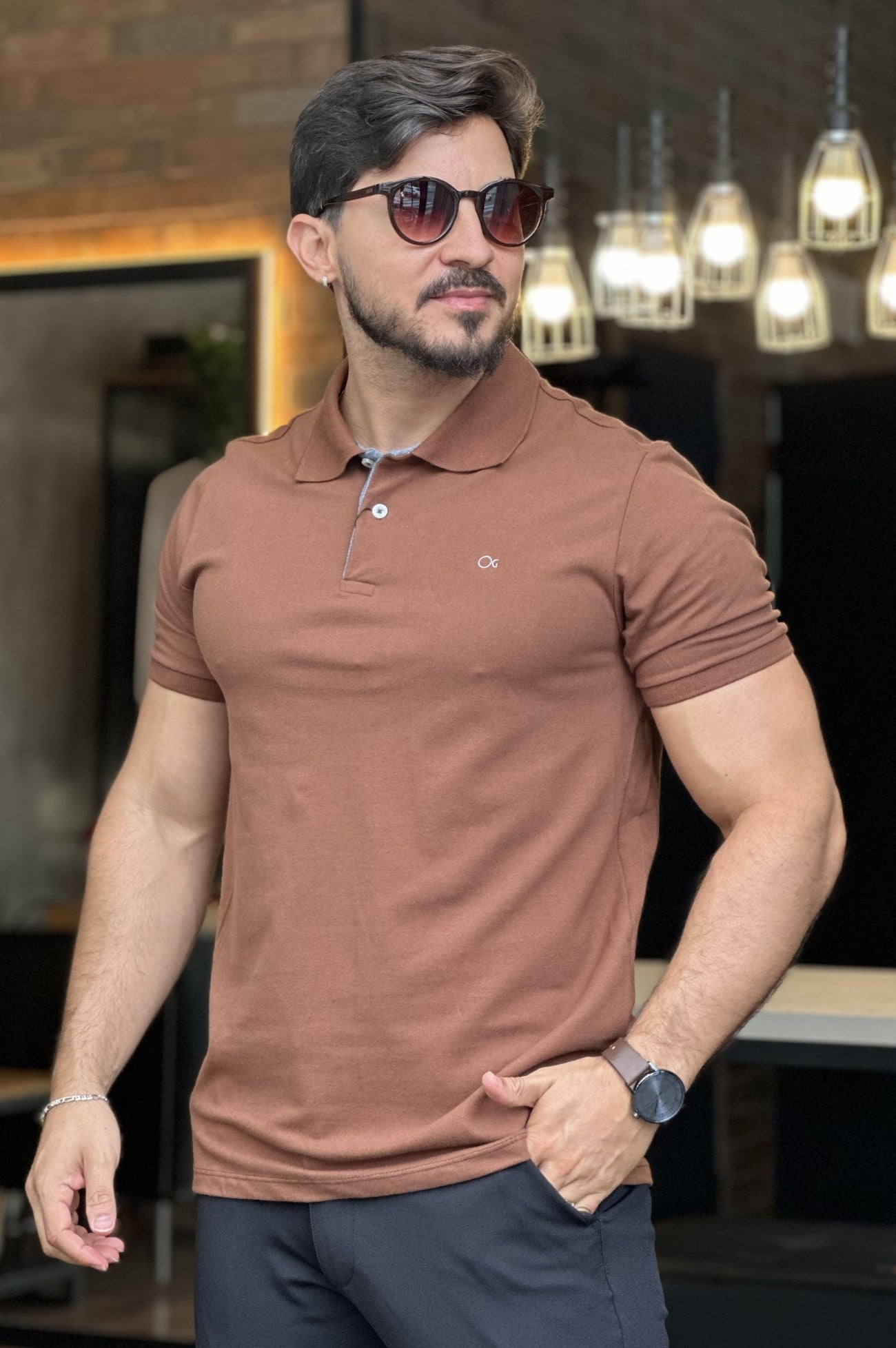 Polo com Elastano Ogochi