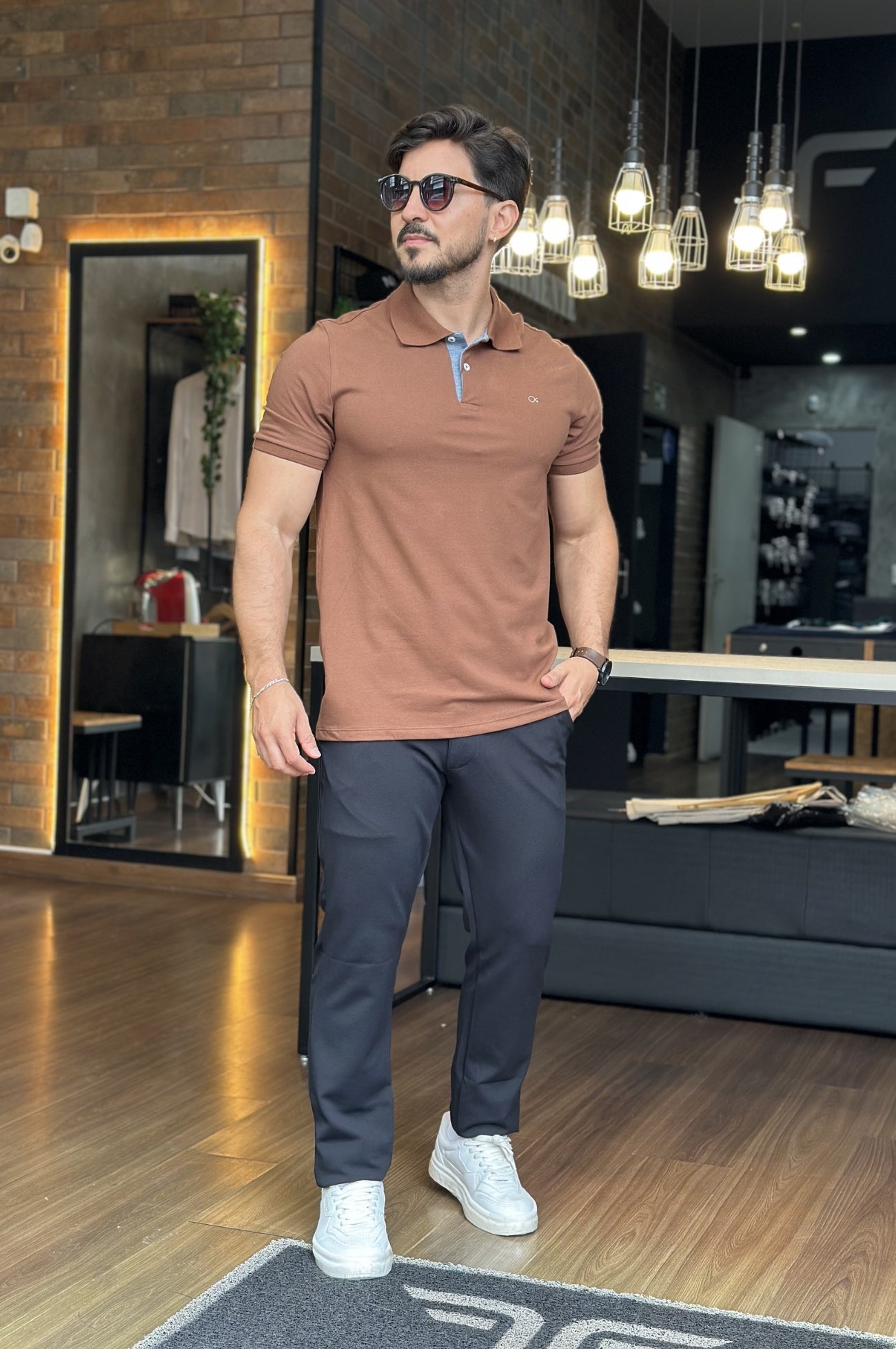 Polo com Elastano Ogochi