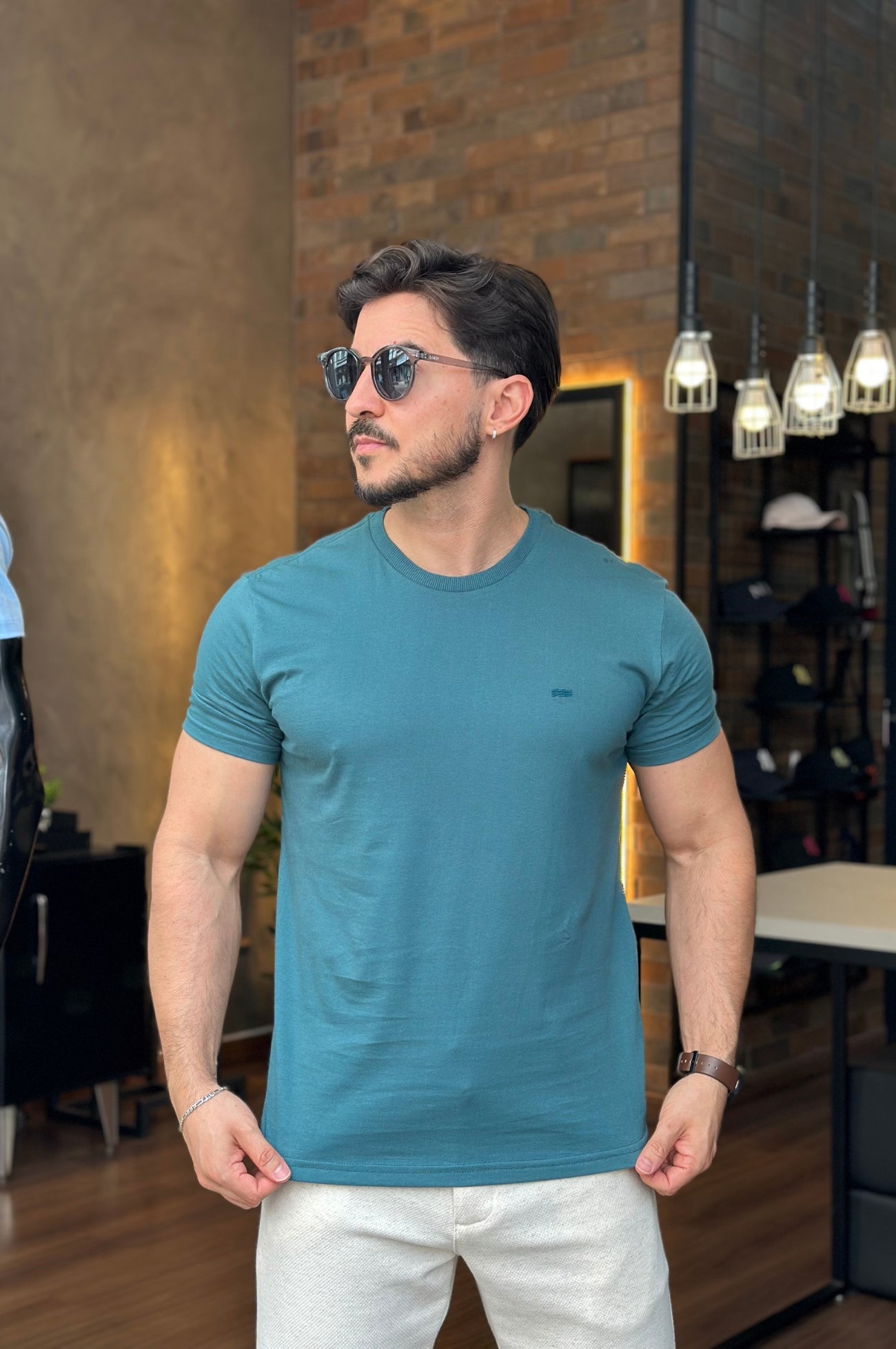 Camiseta Básica Bordada King&Joe