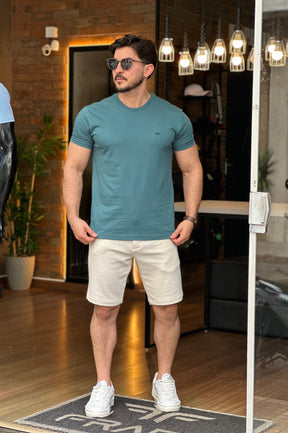 Camiseta Básica Bordada King&Joe