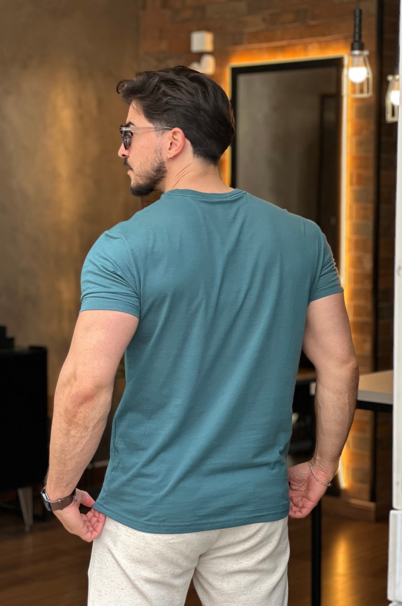 Camiseta Básica Bordada King&Joe