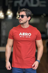 Camiseta Aeropostale com bordado branco