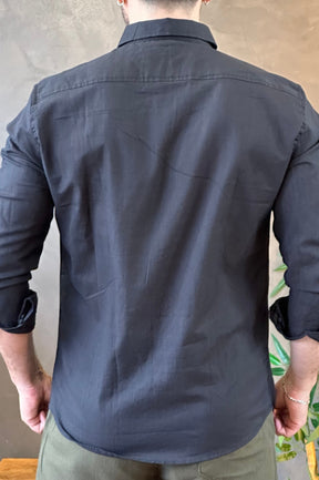 Camisa Flame Preta King&Joe