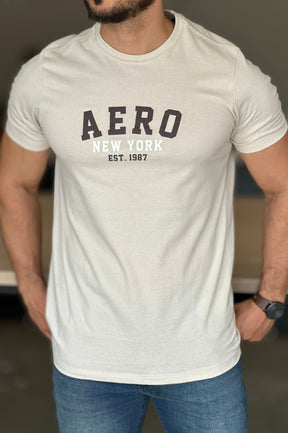 Camiseta Bege Aeropostale