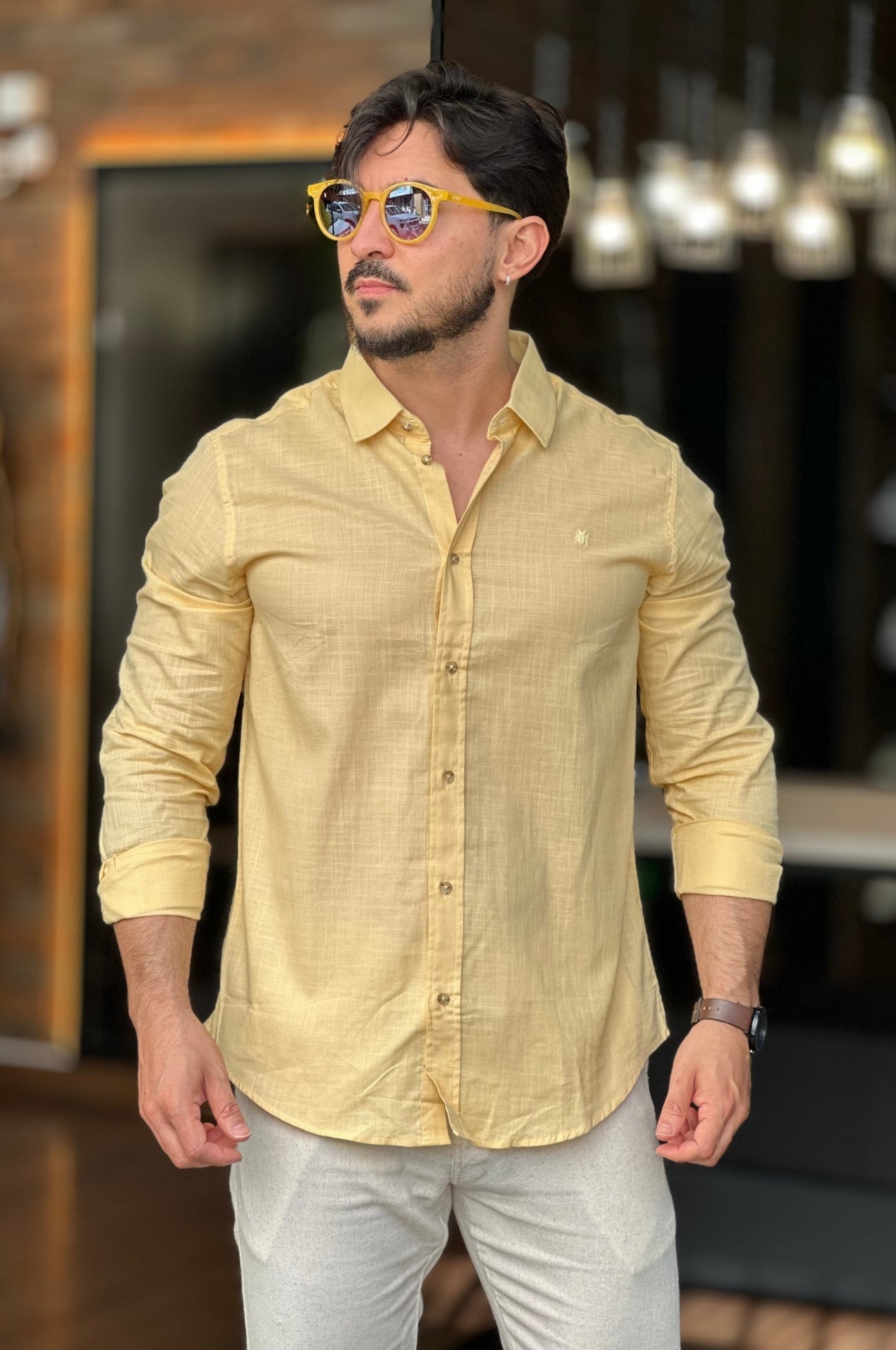 Camisa Flame Amarela MPollo