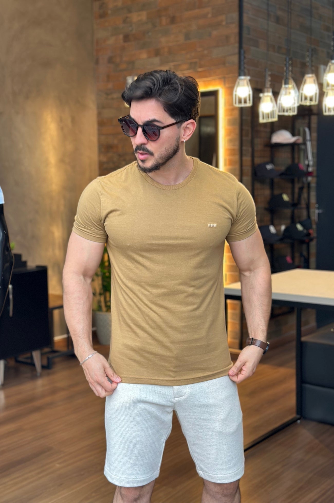 Camiseta Básica Bordada King&Joe