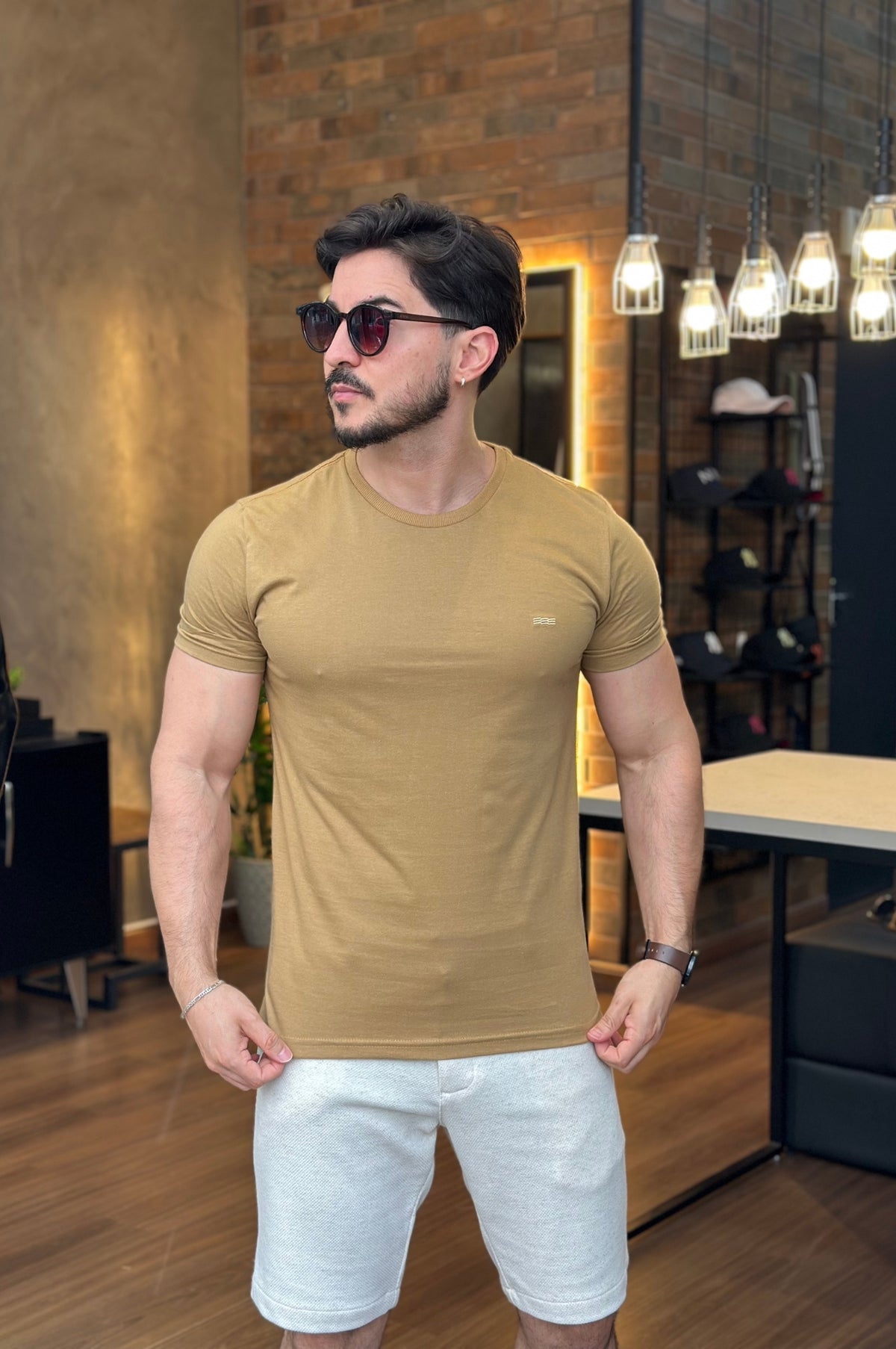 Camiseta Básica Bordada King&Joe