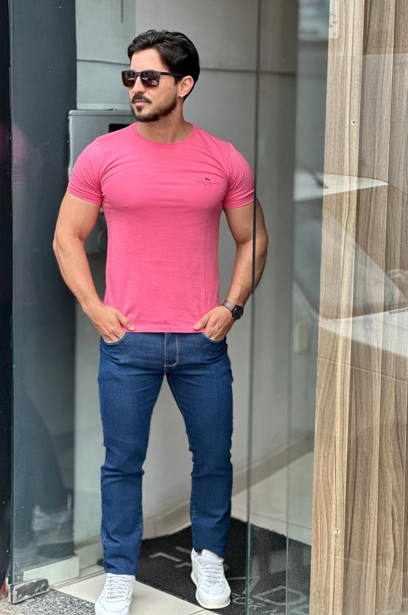 Camiseta Rosa Acostamento