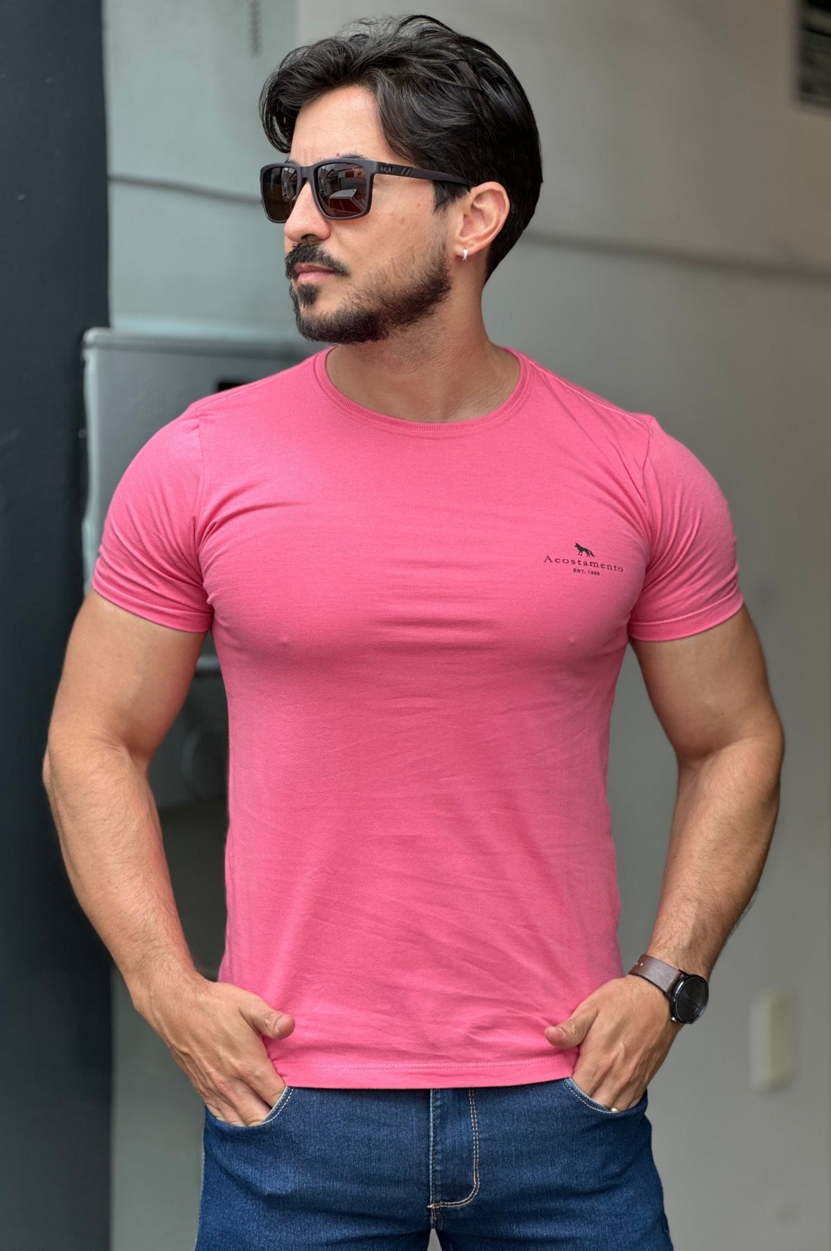 Camiseta Rosa Acostamento