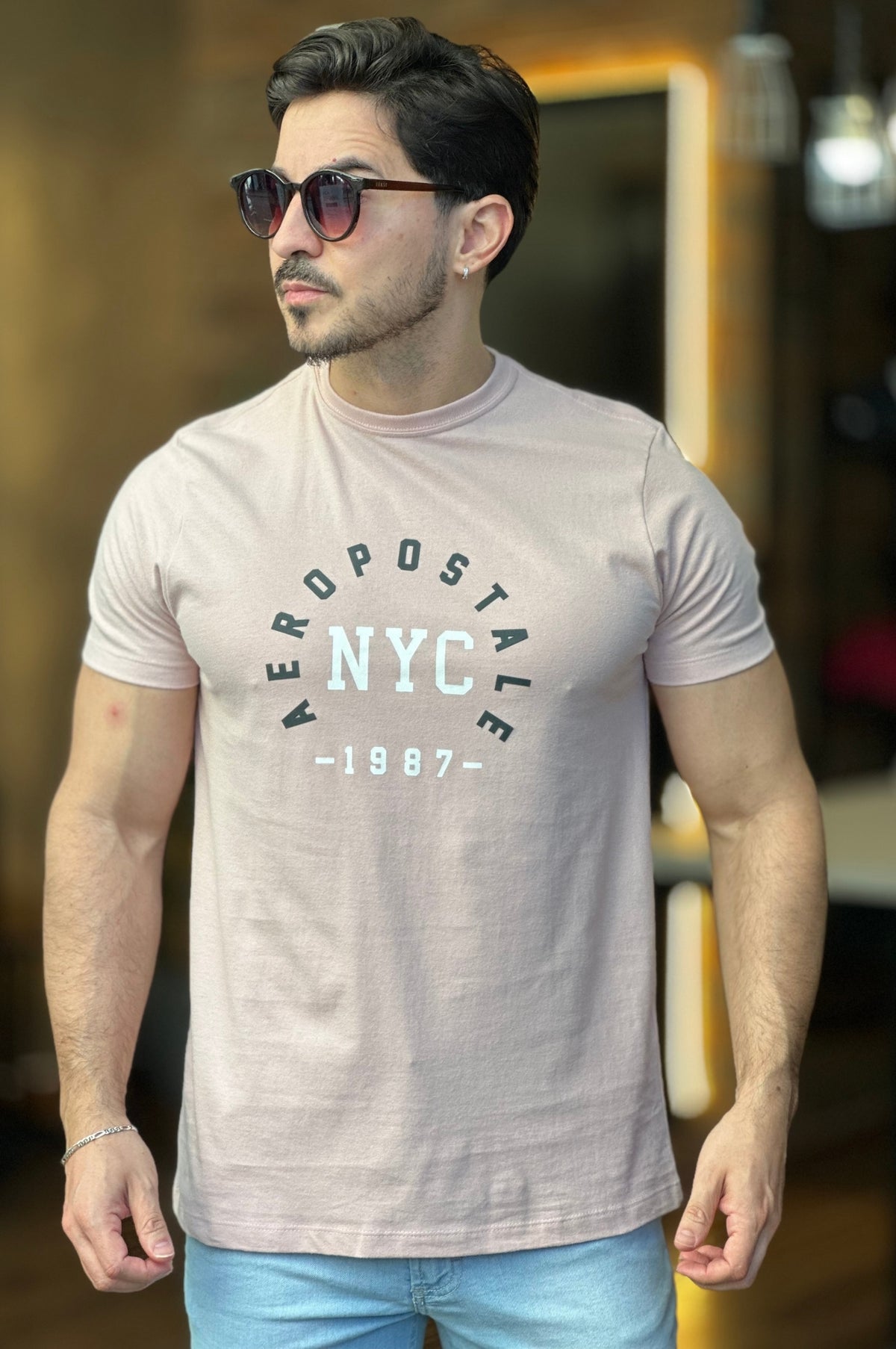 Camiseta Rosa Aeropostale