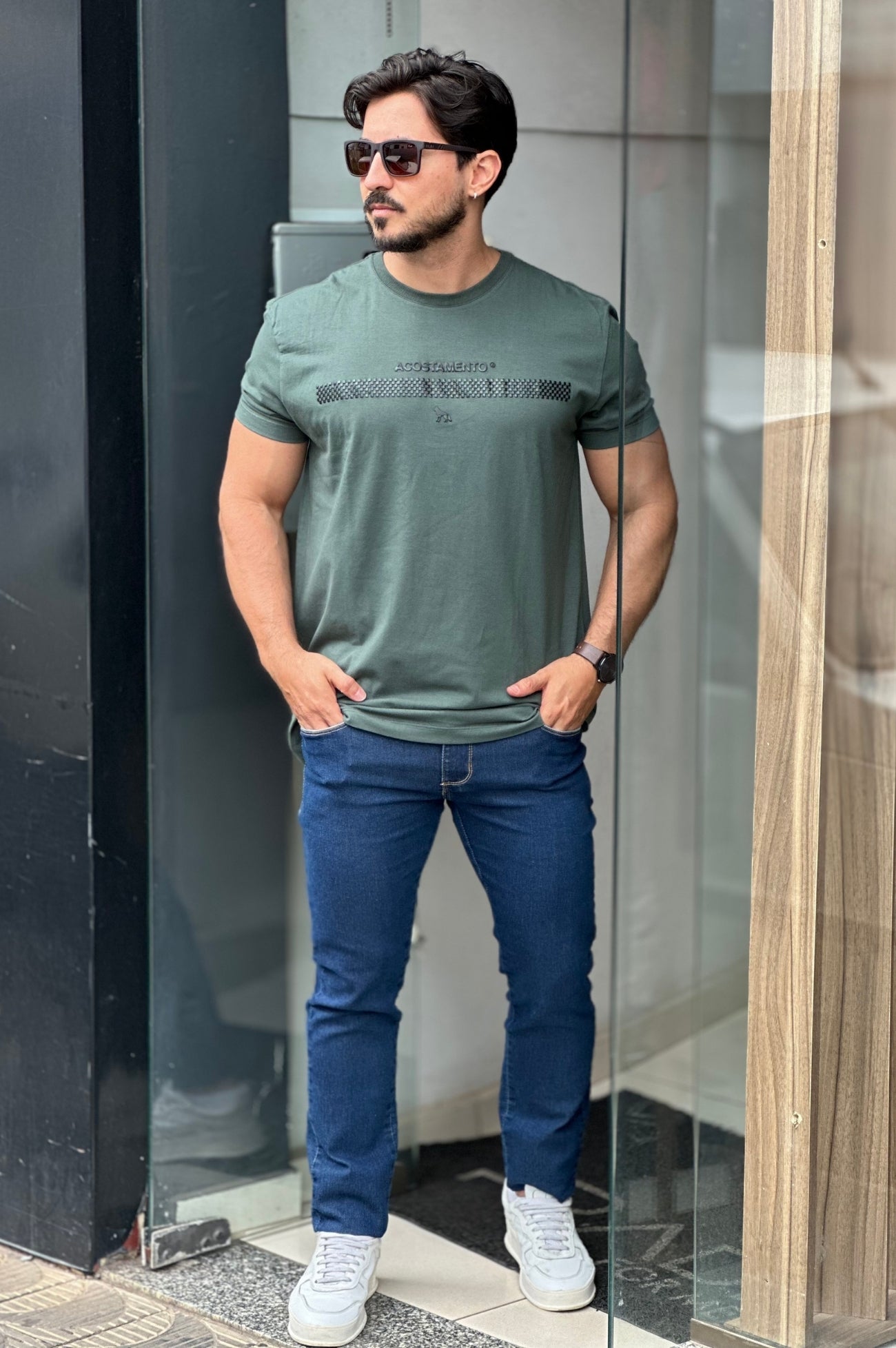 Camiseta Verde Acostamento