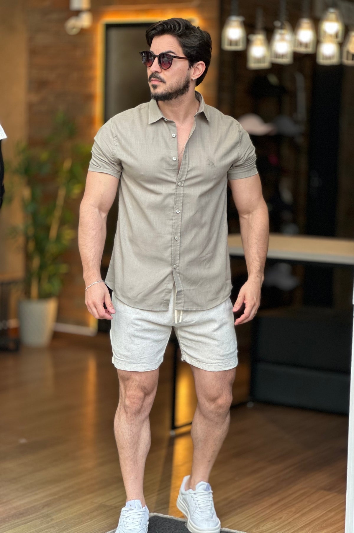 Camisa Flame Verde Acostamento