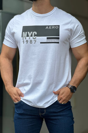 Camiseta Branca Aeropostale