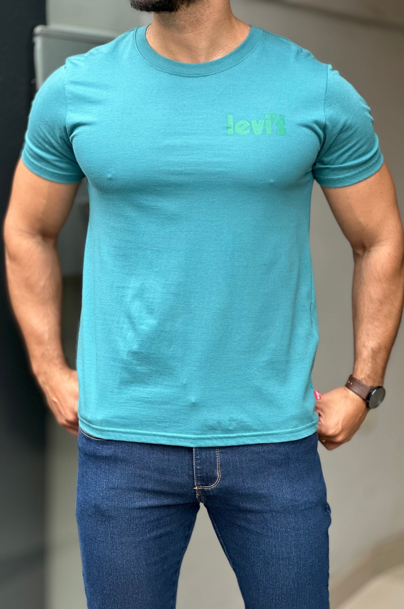 Camiseta Azul Levis