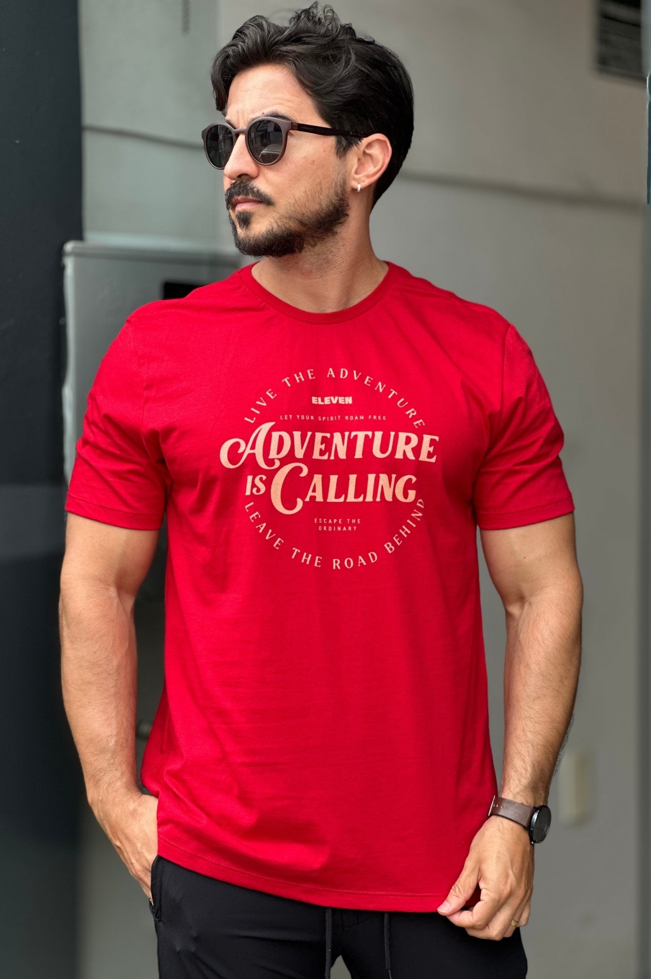 Camiseta Vermelha Eleven